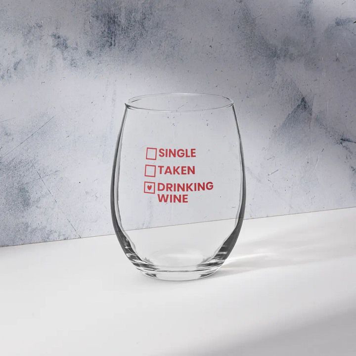 Relationship Status: Drinking Wine - Glass of Wine product image (1)