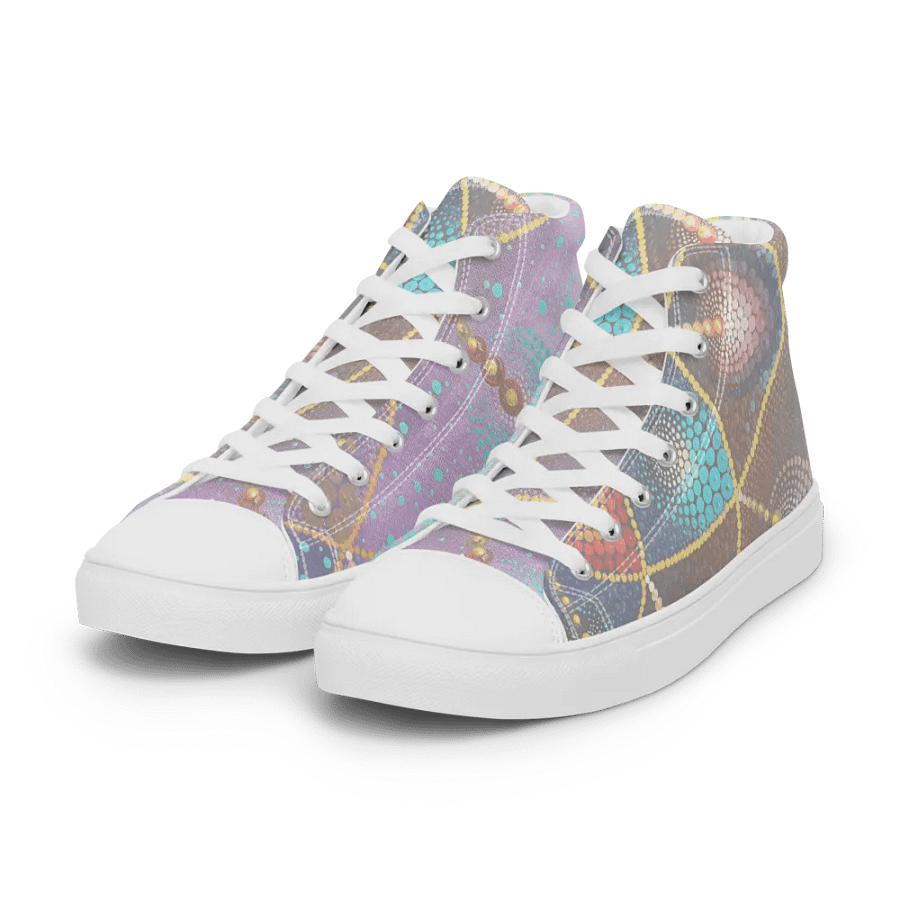 Sanatana Mandala pastell High Top Canvas product image (4)