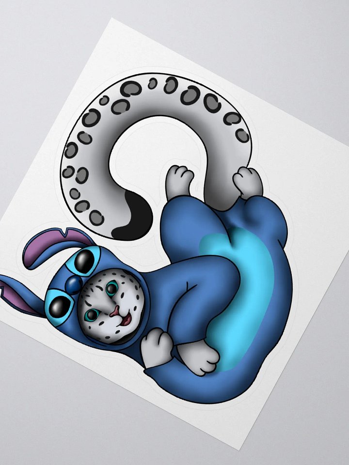 Snow Meow Stitch 1 Sticker product image (2)