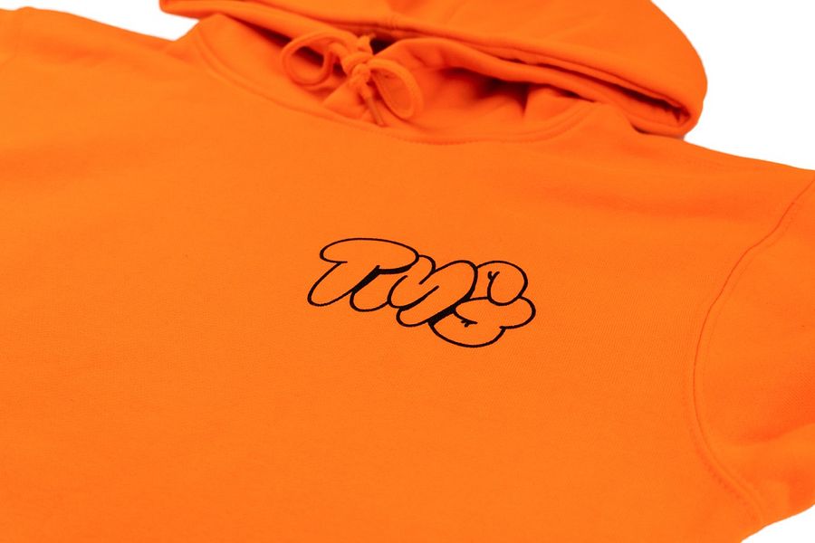 TMG Globe Neon Orange Hoodie product image (3)