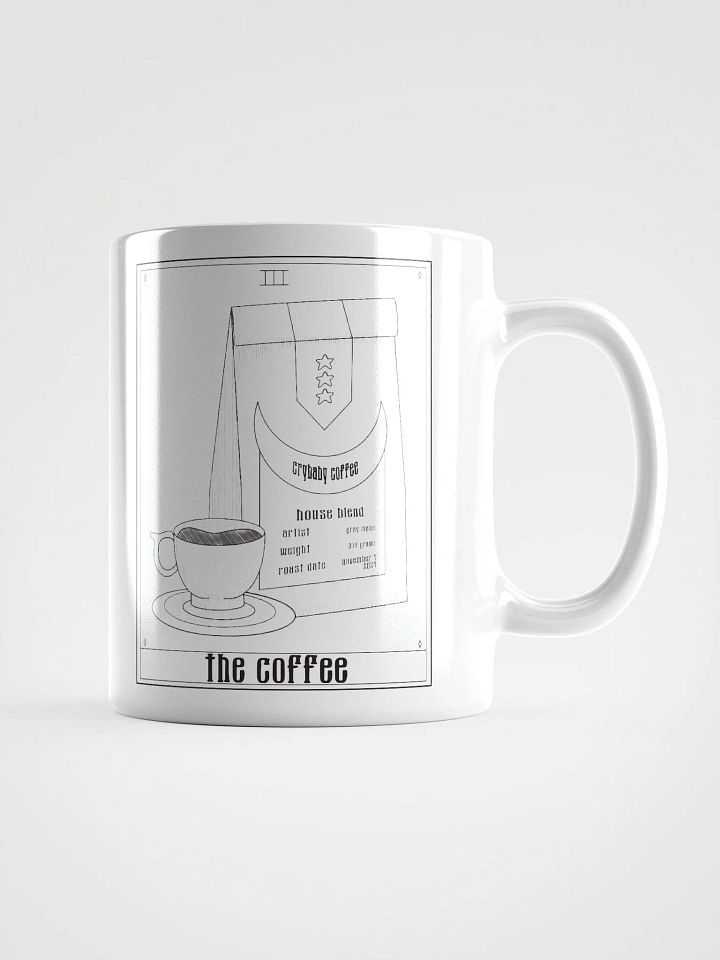 The Coffee Tarot Card Mug - White product image (1)