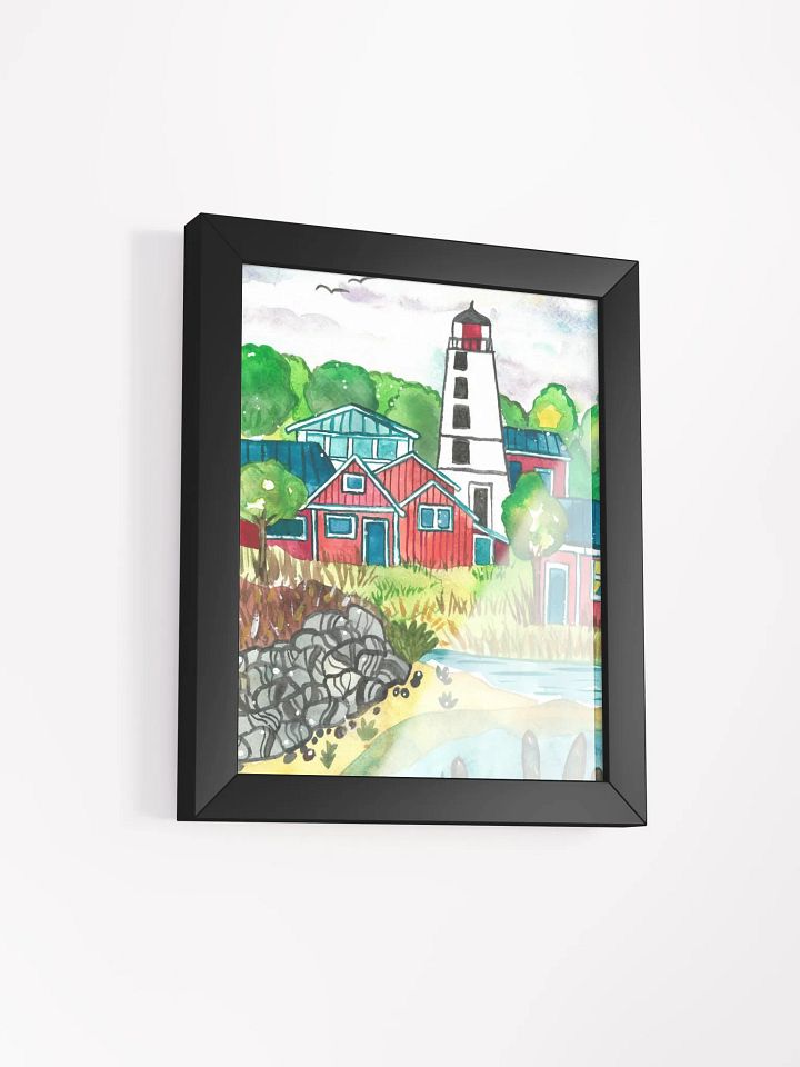 Fishing Village Framed Print product image (2)