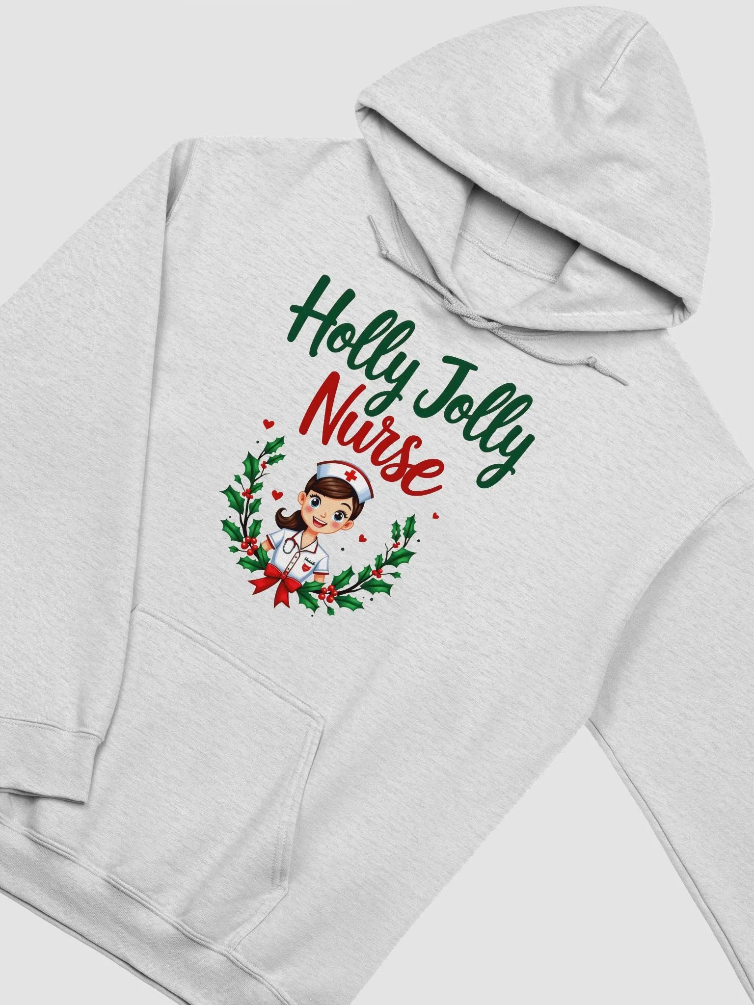 Cheerful Holly Jolly Nurse Hoodie product image (31)