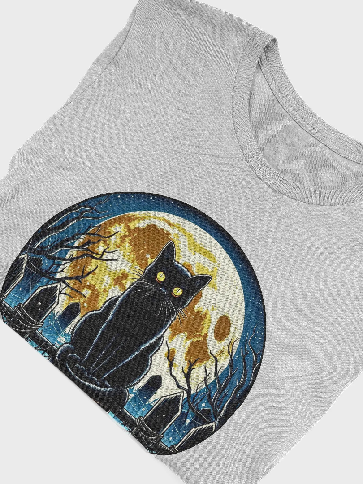 Mystical Moonlight Cat T-Shirt product image (28)