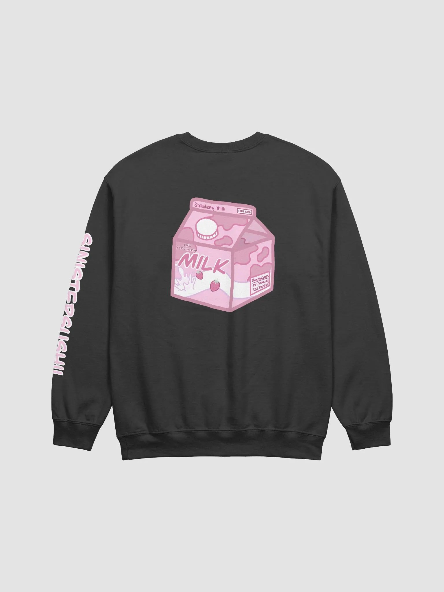 SinisterSushii Strawberry Milk Crewneck Sweatshirt product image (34)