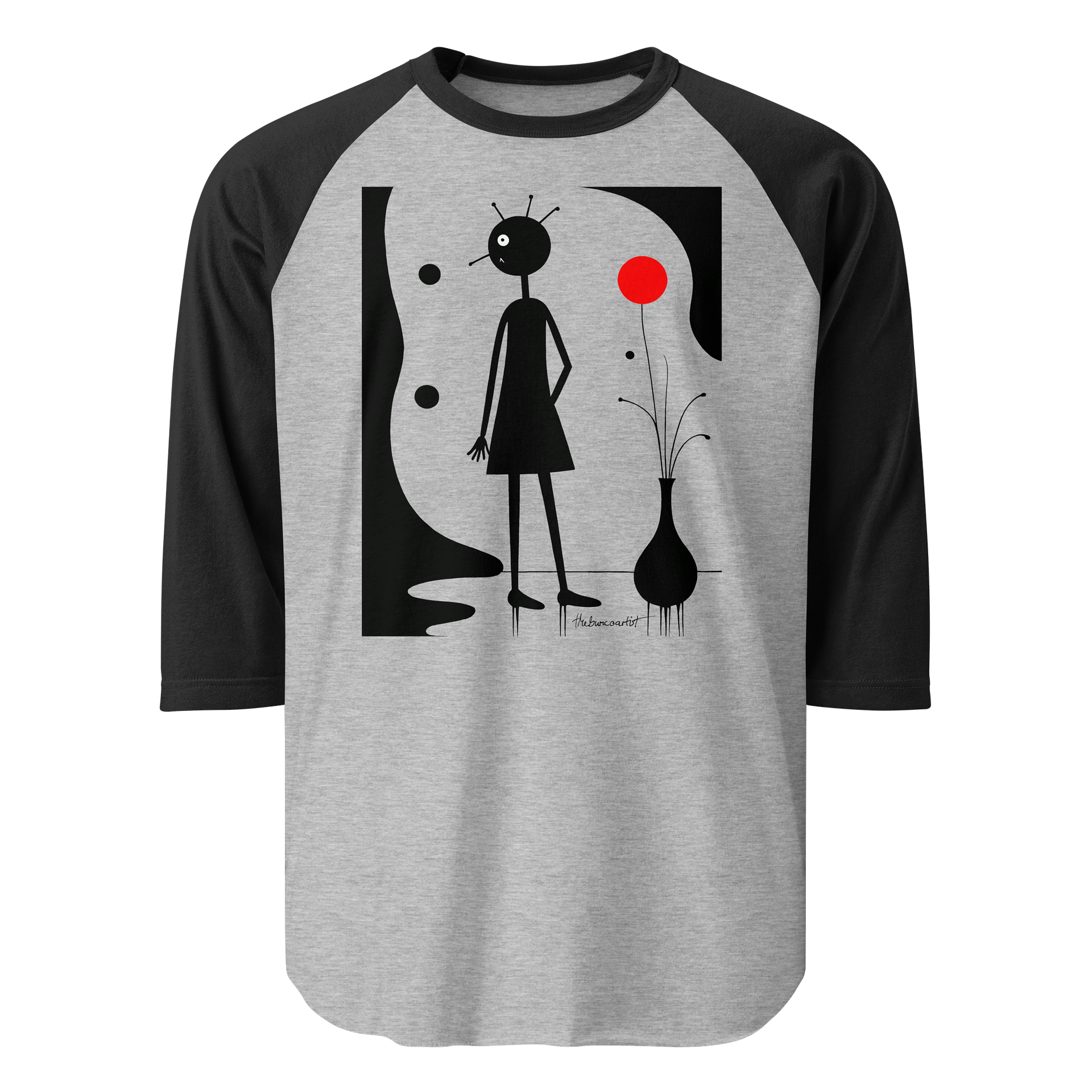 Tultex Fine Jersey Raglan Tee product image (3)