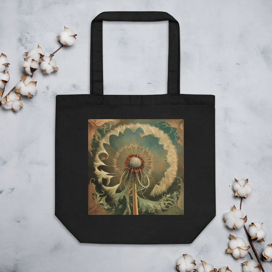 Art Nouveau Dandelion Golden Seed Head Tote Bag product image (4)