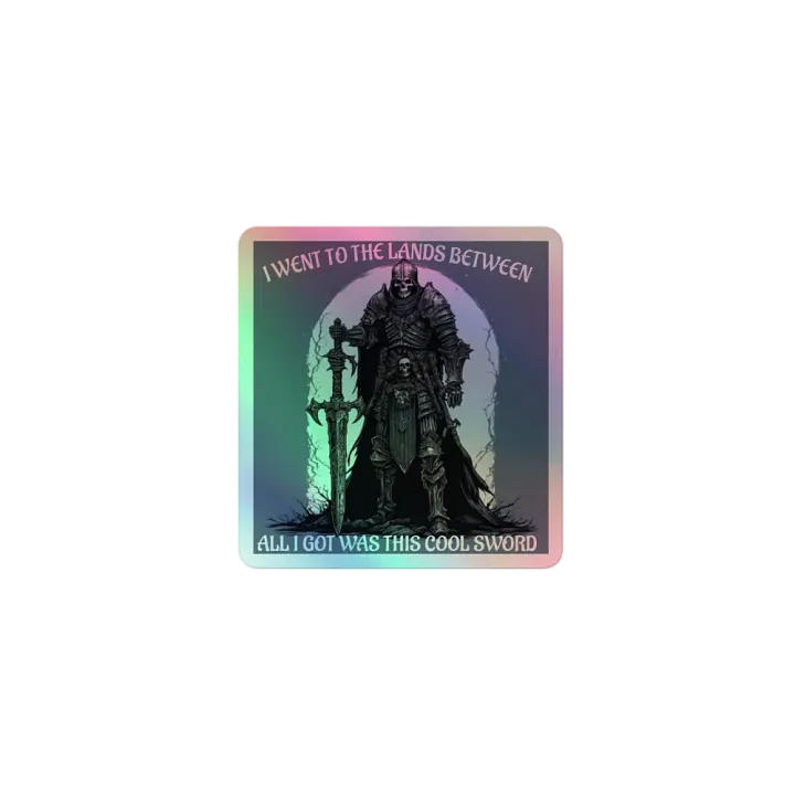 Lands Between Knight Holographic Sticker Set product image (1)