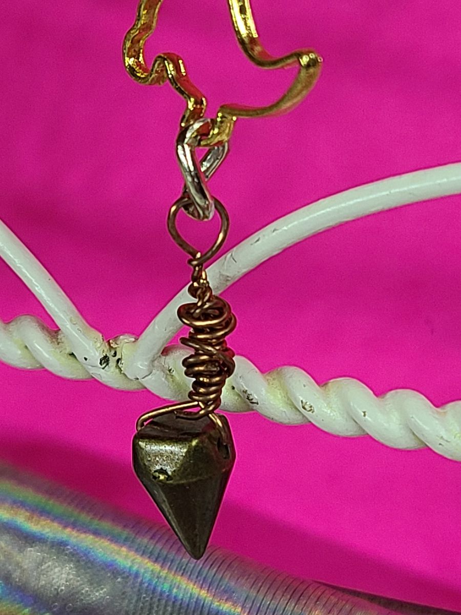 Dino Tigers Eye wire wrapped Earrings product image (4)