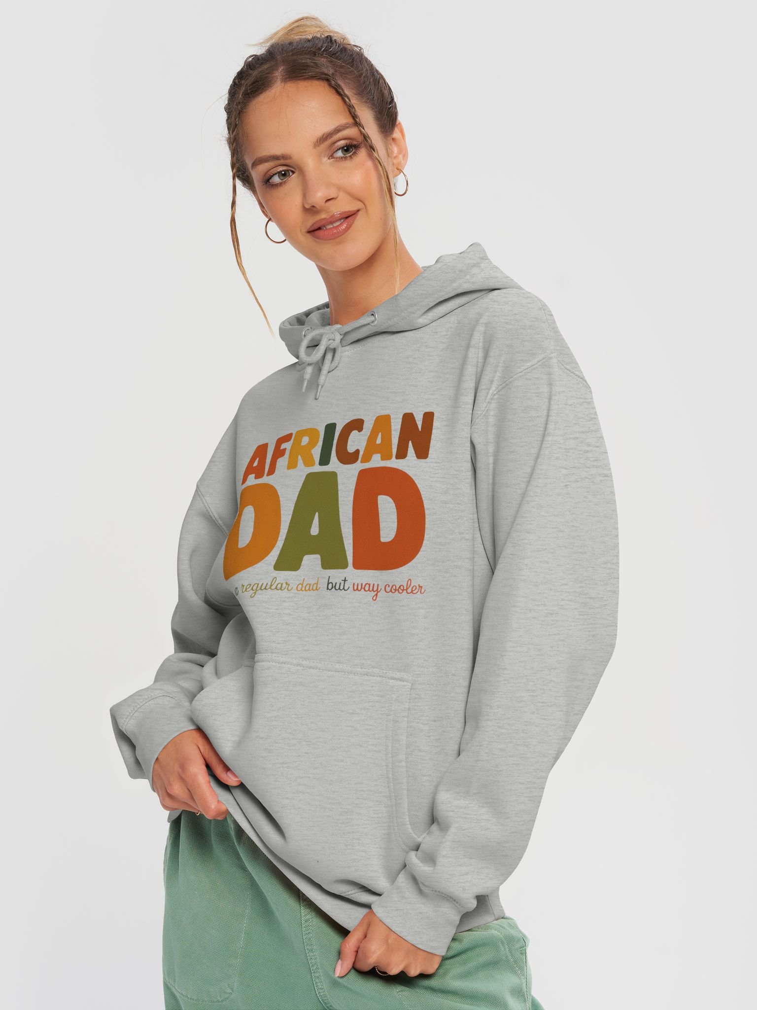 African Dad Father Papa Africa Father's Day Hoodie product image (7)