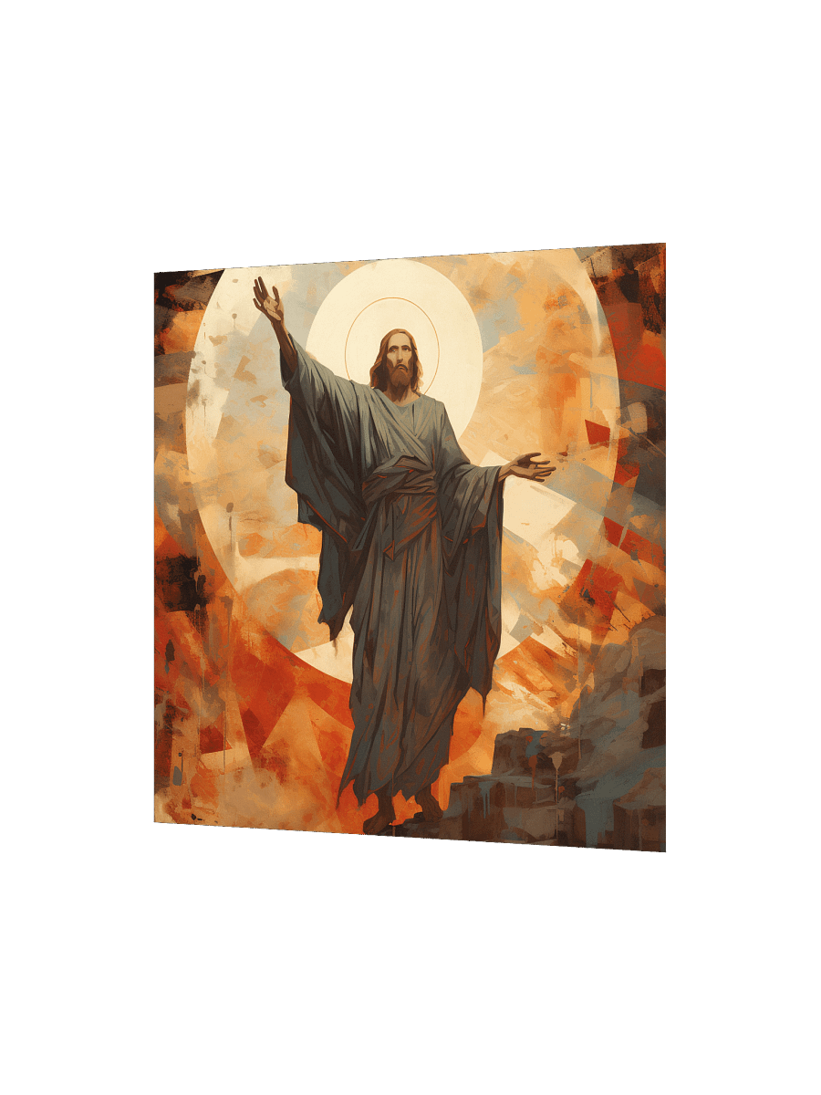 Jesus Christ Triumphant Ascension Wall Art | Inspirational Christ Art Canvas Print product image (6)