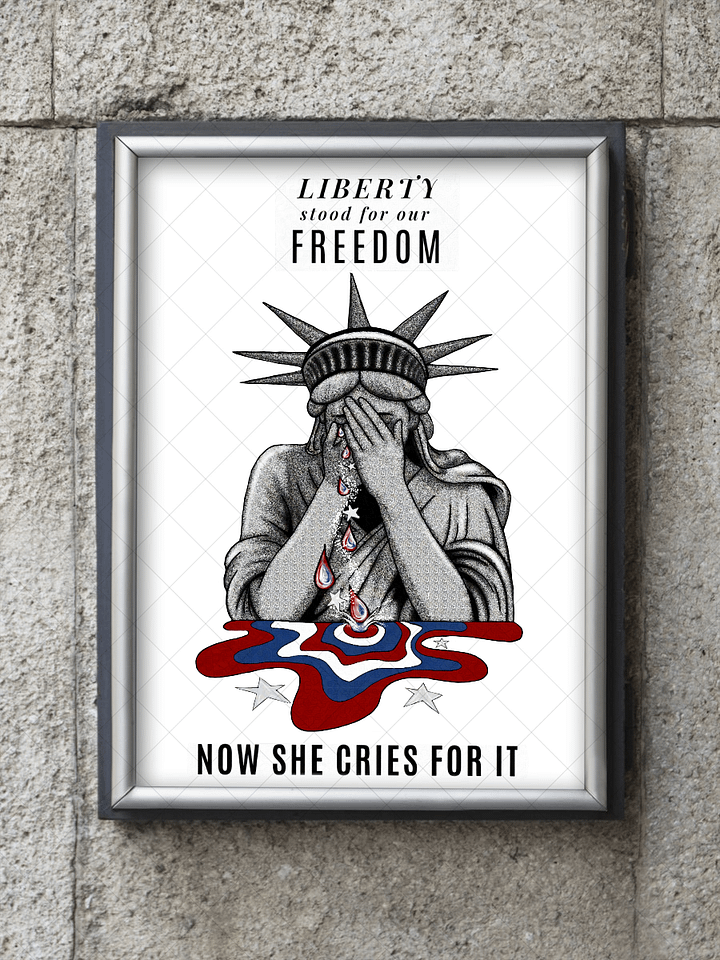 Lady Liberty - Bold Protest Print product image (1)