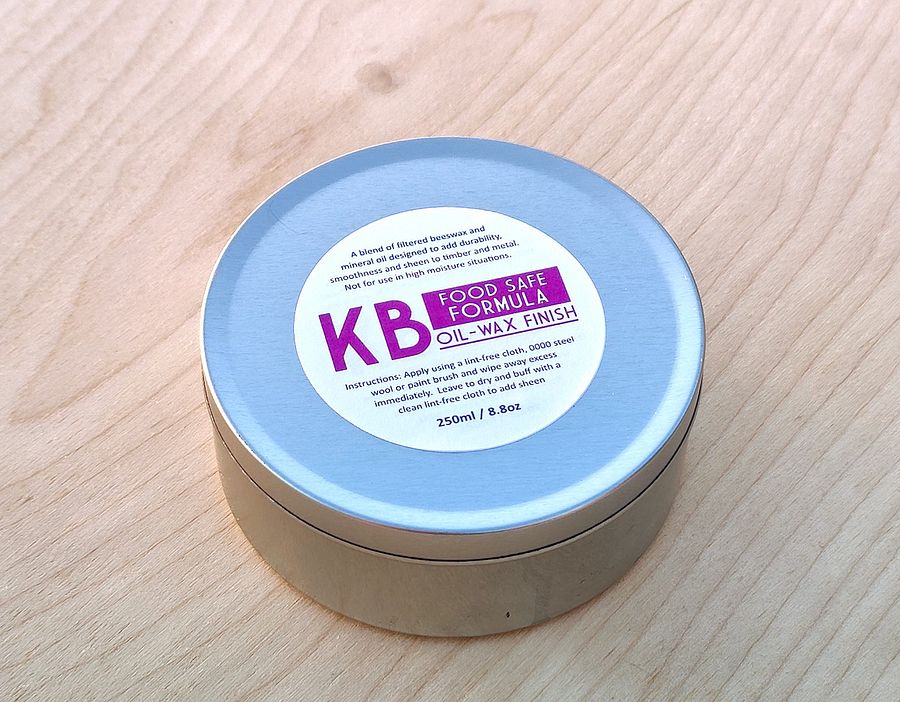 KB Oil-Wax Finish - FOOD SAFE Formula 250ML For Wood & Metal product image (2)