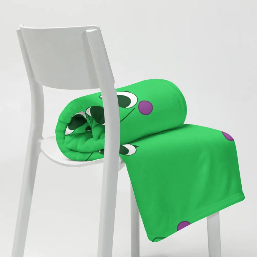 Turtle Face Throw Blanket product image (20)