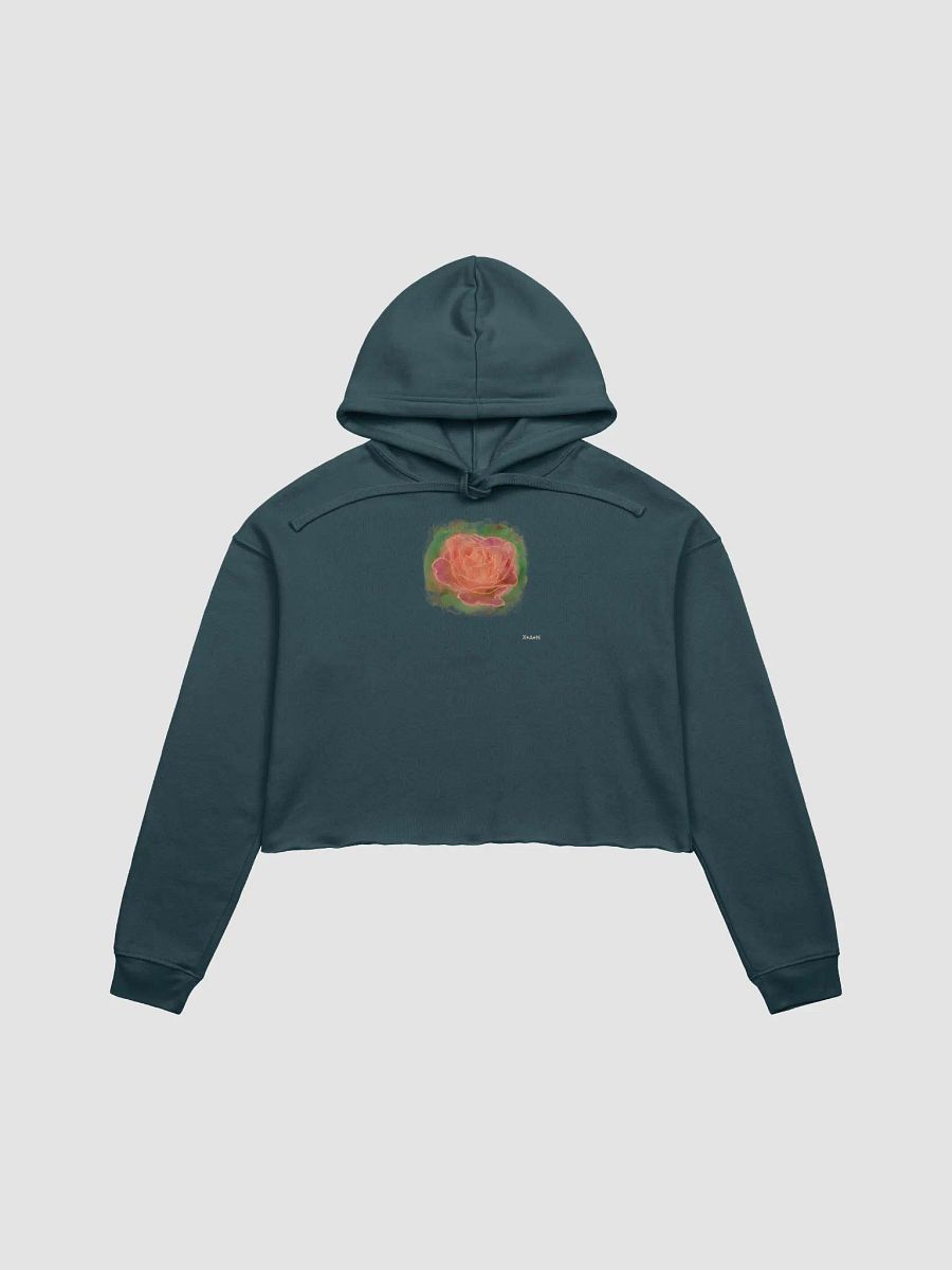 Rose Watercolour (cropped hoodie.) product image (1)