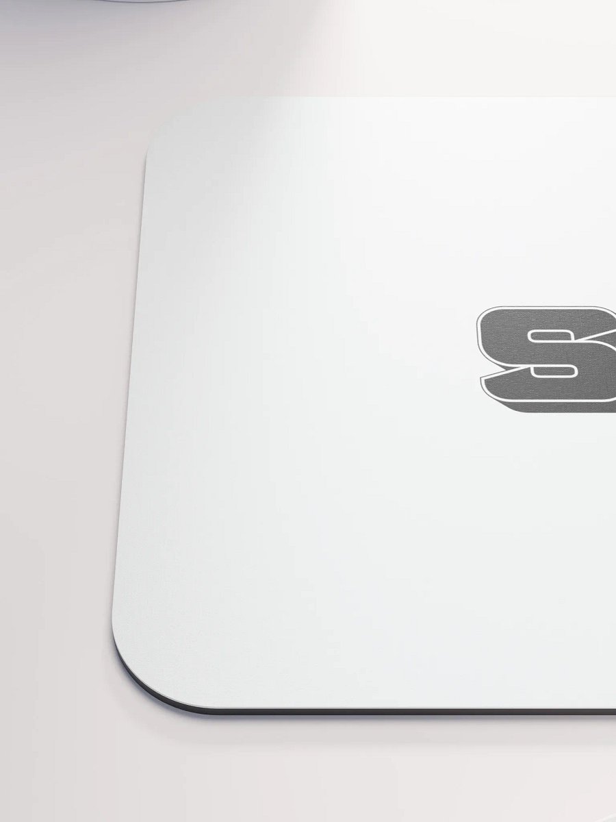S³ Stripped // All White Mouse Pad product image (6)