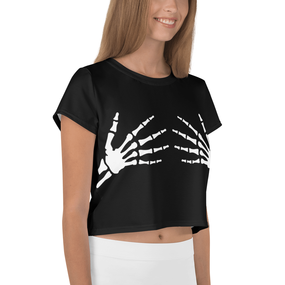 Skeleton Casual Costume Crop Top product image (4)