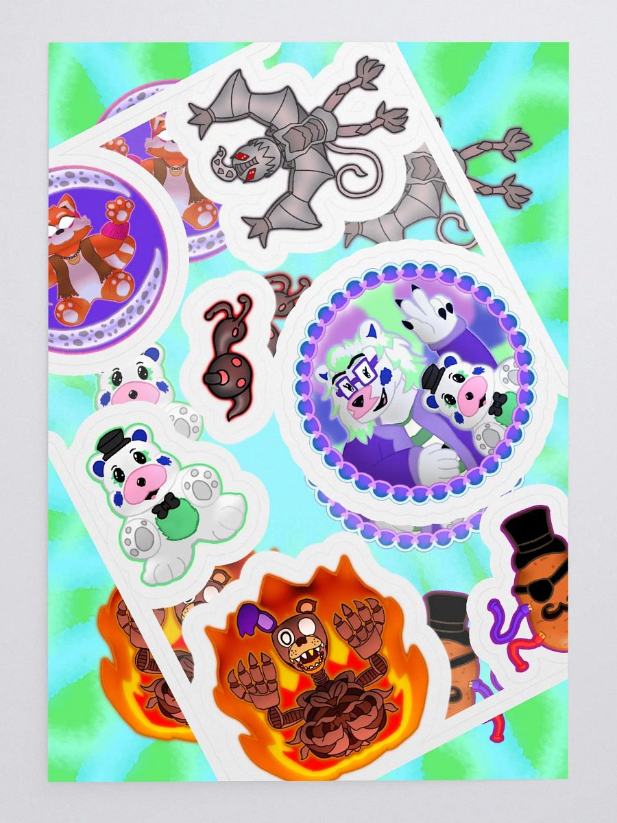 Travis Plush Productions Sticker Sheet product image (3)