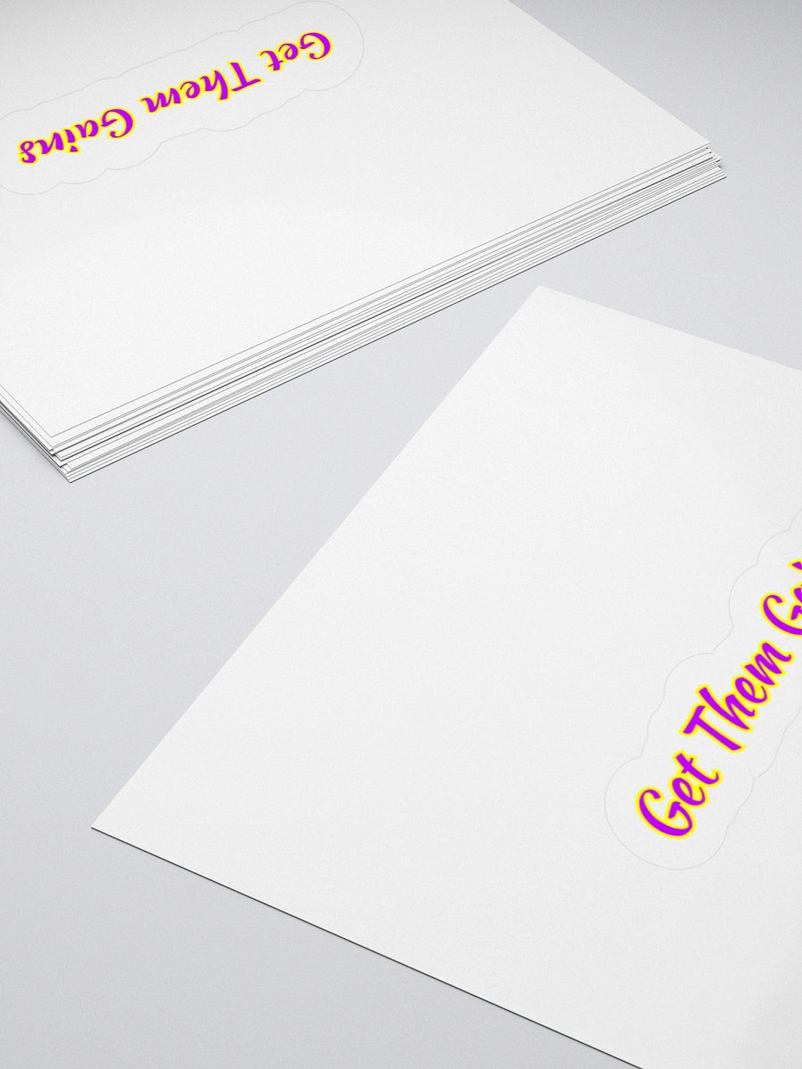 Get Them Gains Sticker. product image (4)