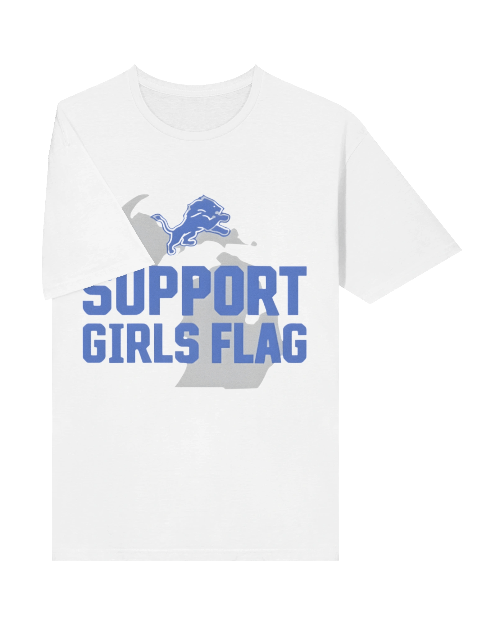 Lions Support Girls Flag Shirt product image (3)