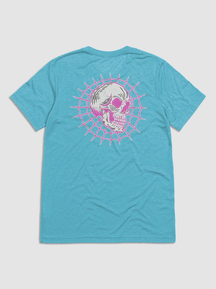 Spider web Skull Pink TShirt product image (2)