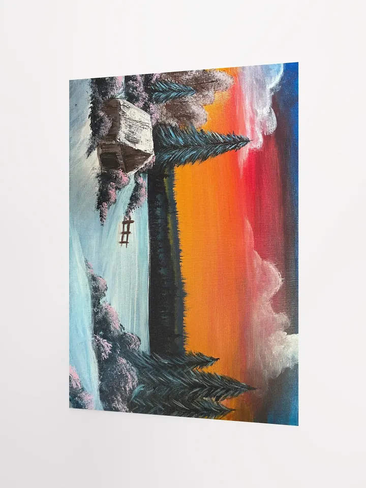 Snowy Shack Print product image (4)