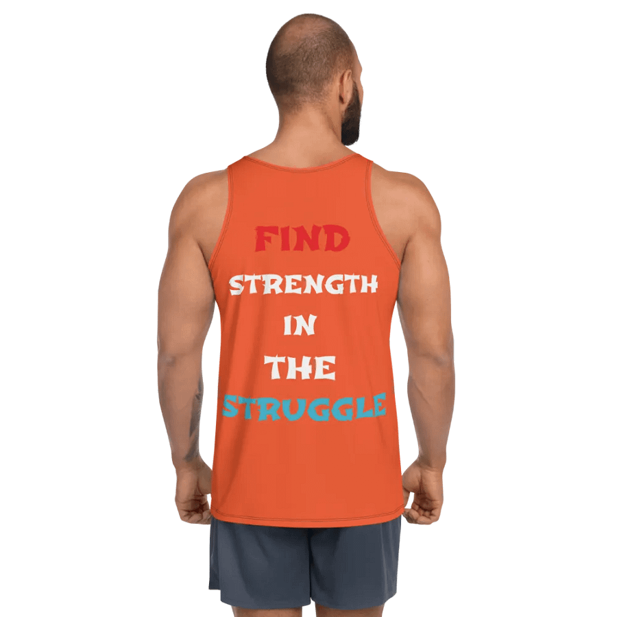 ORANGE FIND STRENGTH TANK TOP product image (4)