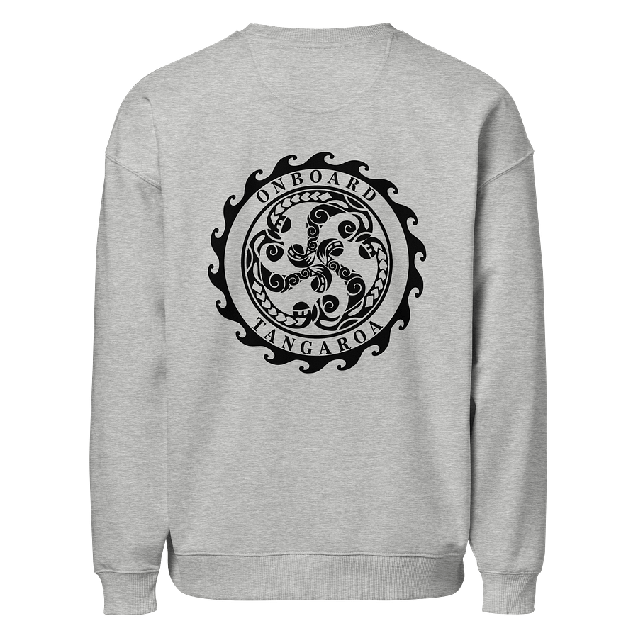 "Onboard Tangaroa" Organic Oversized Sweatshirt – Relaxed Fit, Built to Last (Light Colours) product image (2)