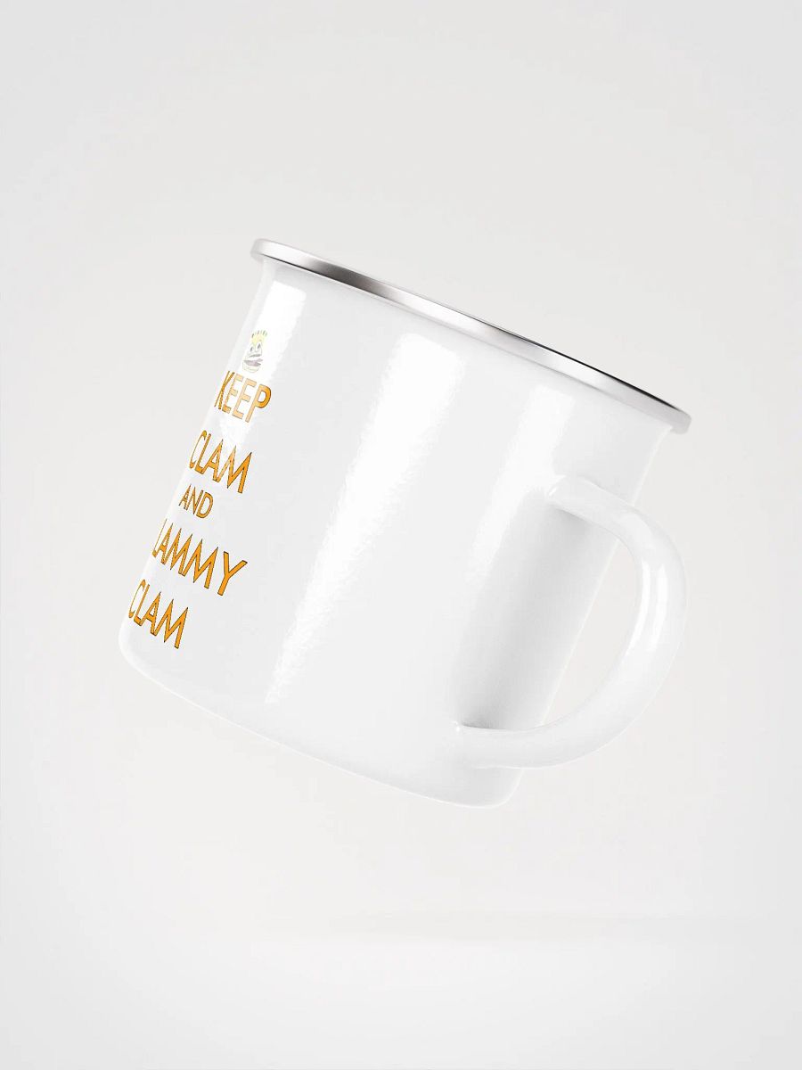 Keep Clam and Clammy Clam Enamel Mug product image (3)