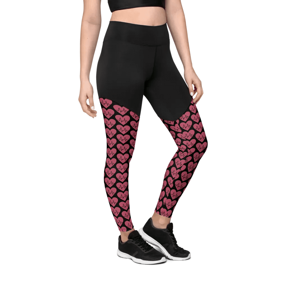 Heartbeat Harmony Sports Leggings product image (5)