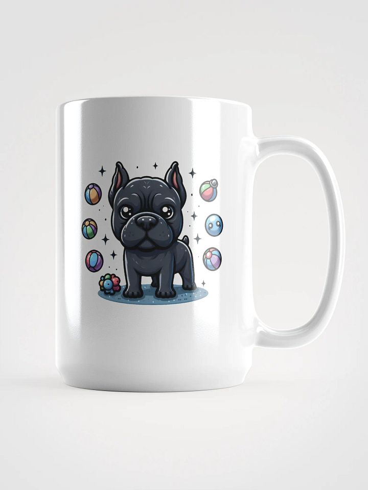 Black Cane Corso with Balls Mug – Fun and Playful Dog Lover Gift product image (1)