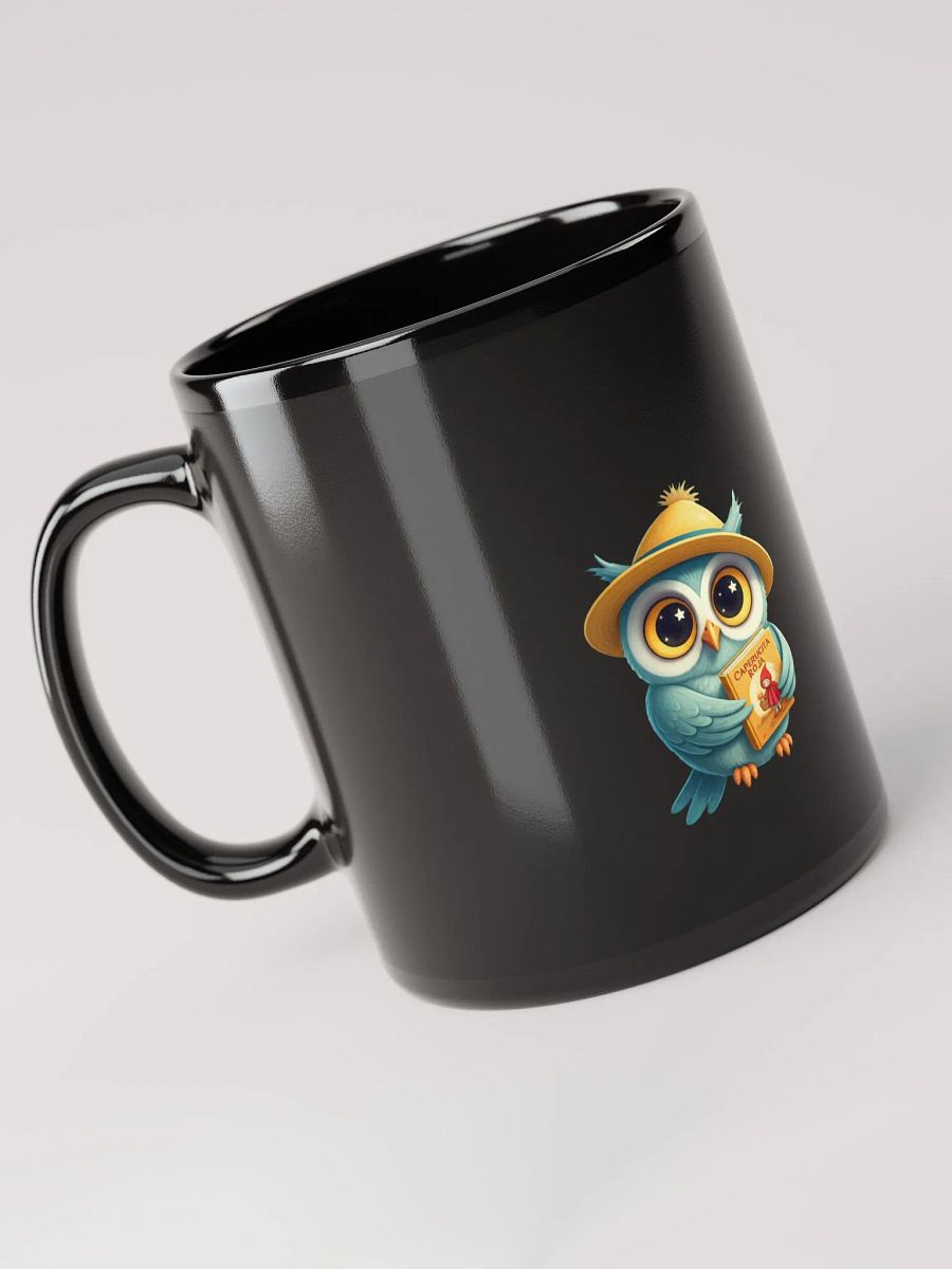 Whimsical Owl in Straw Hat Mug product image (2)