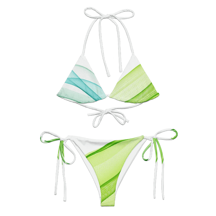 Uniquely Colorful Lines Women's Bikini Swimsuit product image (1)
