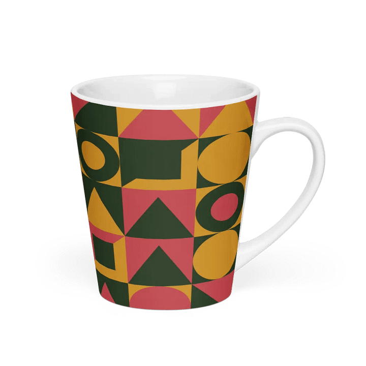 Geometric Elegance Latte Mug product image (2)