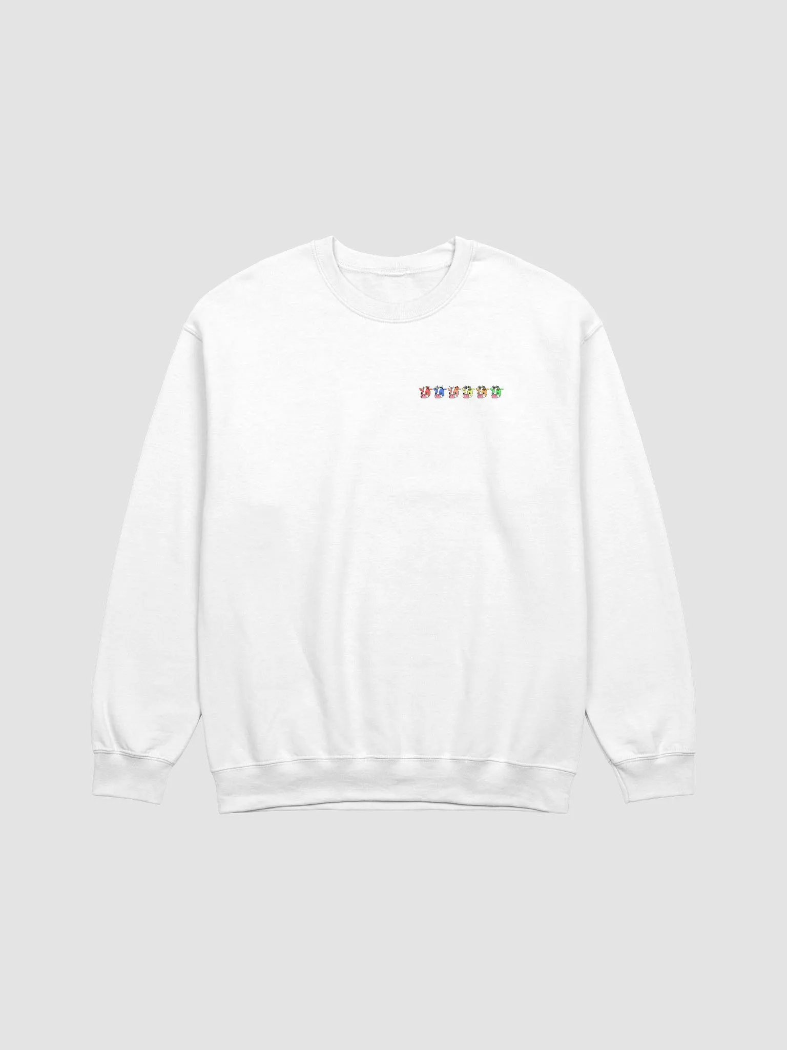 Fruit Cow Truther Crewneck (White) product image (1)