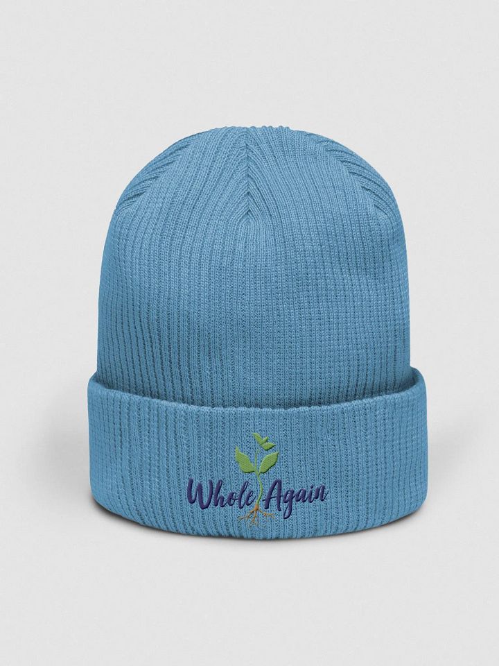 Warm and Whole Beanie - Blue Logo product image (10)