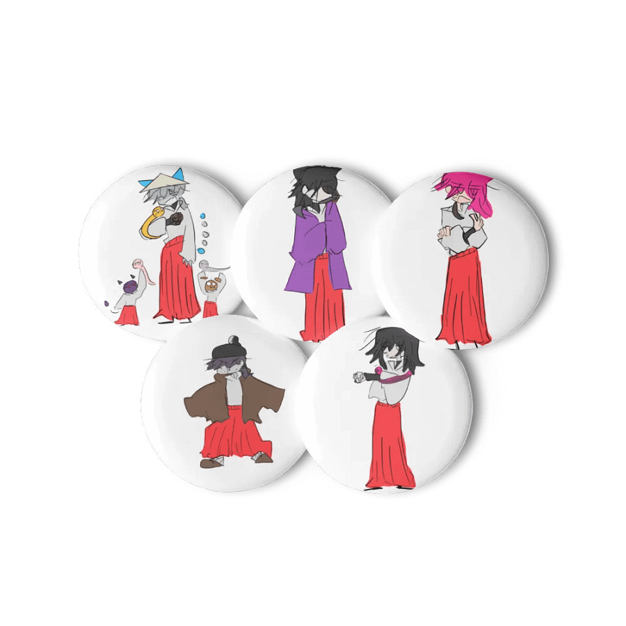 Moon Savers January pin buttons product image (11)