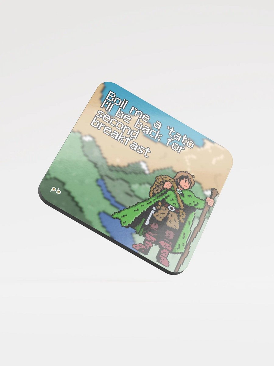 Boil Me a 'Tato Pixel-Art Mug Cork Coaster product image (2)