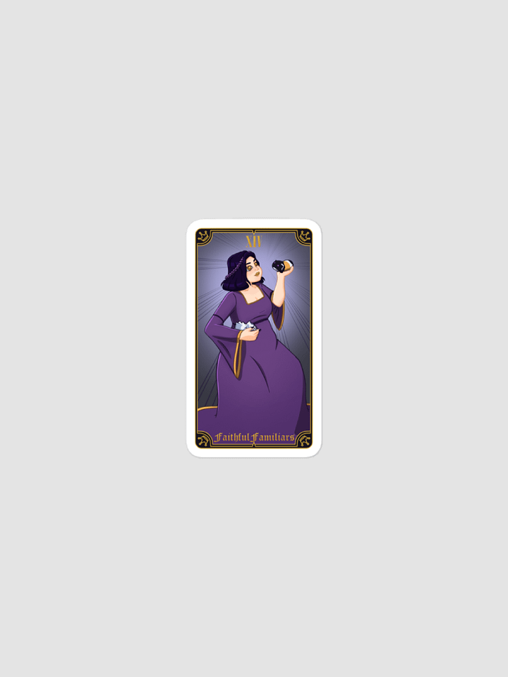 XIV ~ The Faithful Familiars Tarot Sticker product image (1)