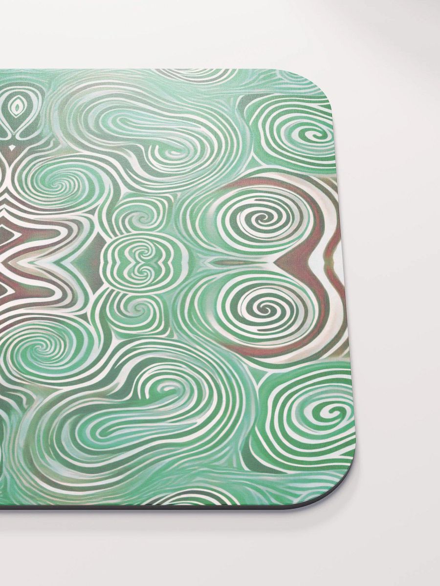 Funky Cool Green Tie-Dye Classic Mouse Pad product image (6)