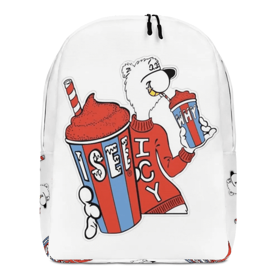 ISEEWHY BEAR PATTERN BACKPACK product image (11)