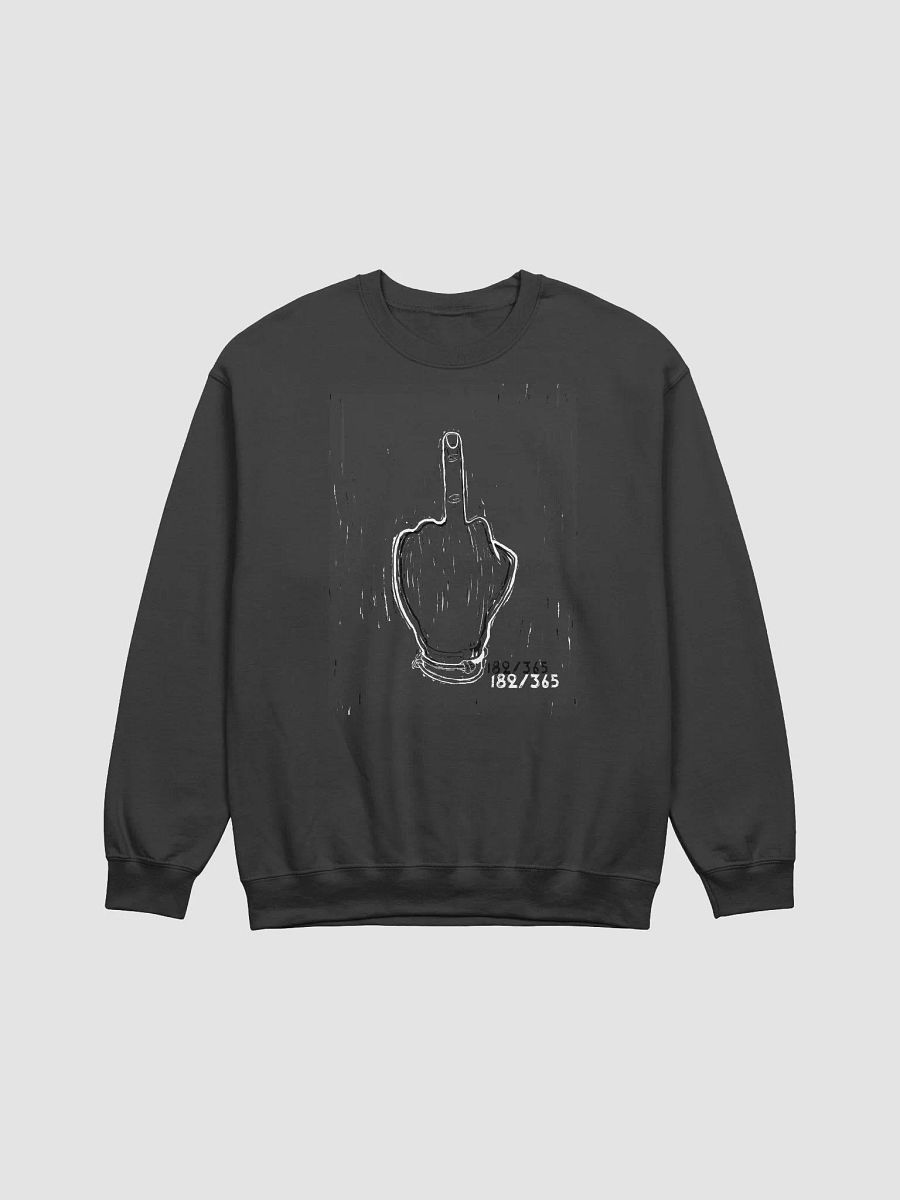 Linocut eff off sweatshirt product image (1)