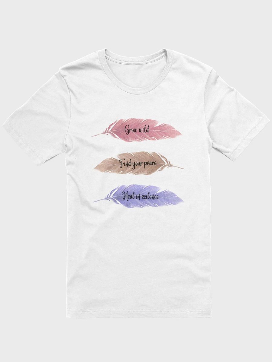 Three feathers, Three Life Message Unisex T-shirt product image (9)