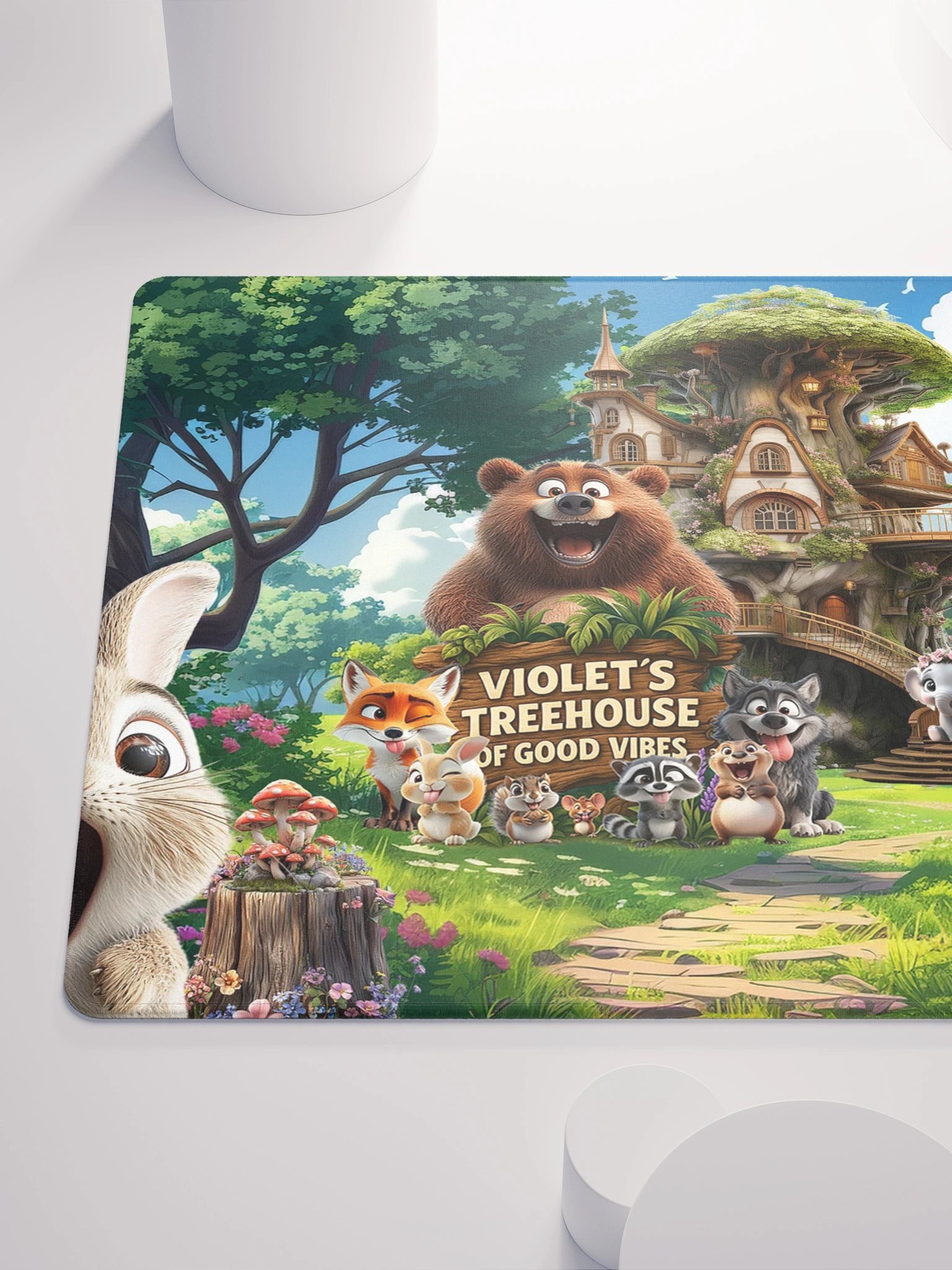 Treehouse of Good Vibes Gaming Mouse Pad product image (6)