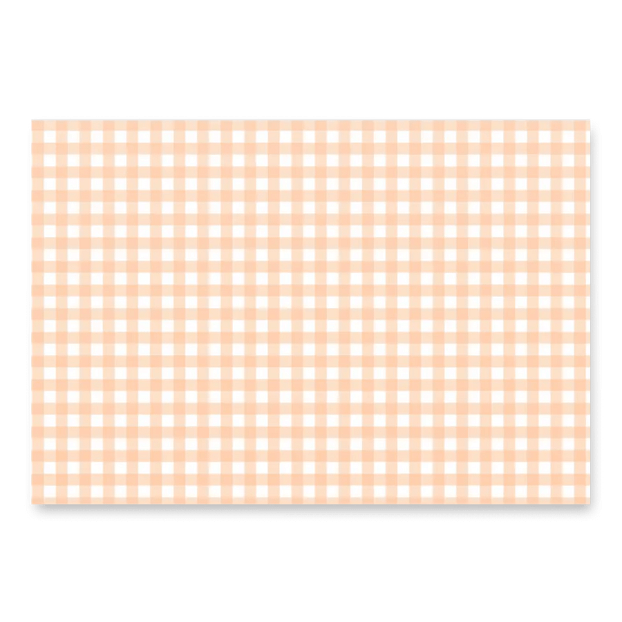 Peachy Gingham Gift Wrap Set (Set of 3) product image (2)