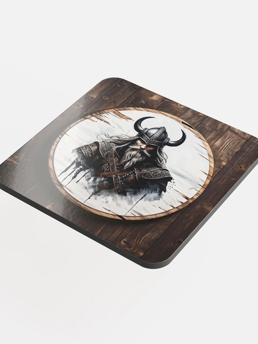 Glossed Cork Coaster - Viking product image (1)