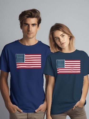 AS Colour Unisex Premium T-Shirt , Patriotic Stars & Stripes Premium Tee product image (1)