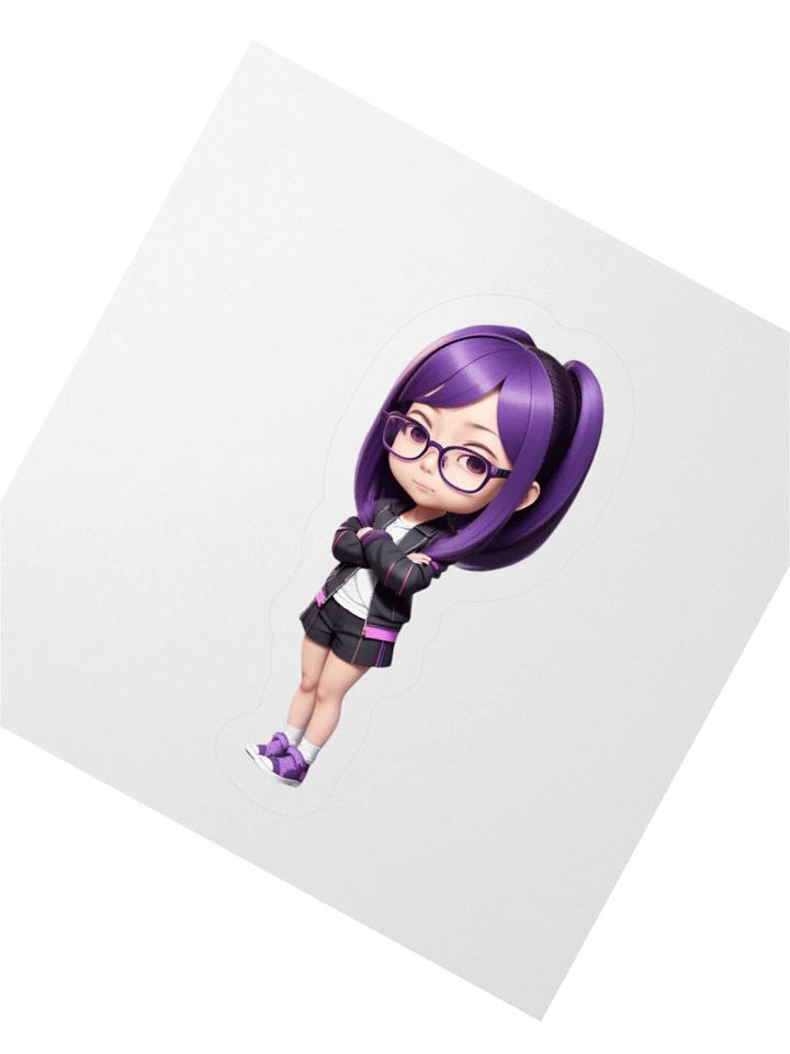 (PURPLE CHIBI) K STICKERS product image (2)