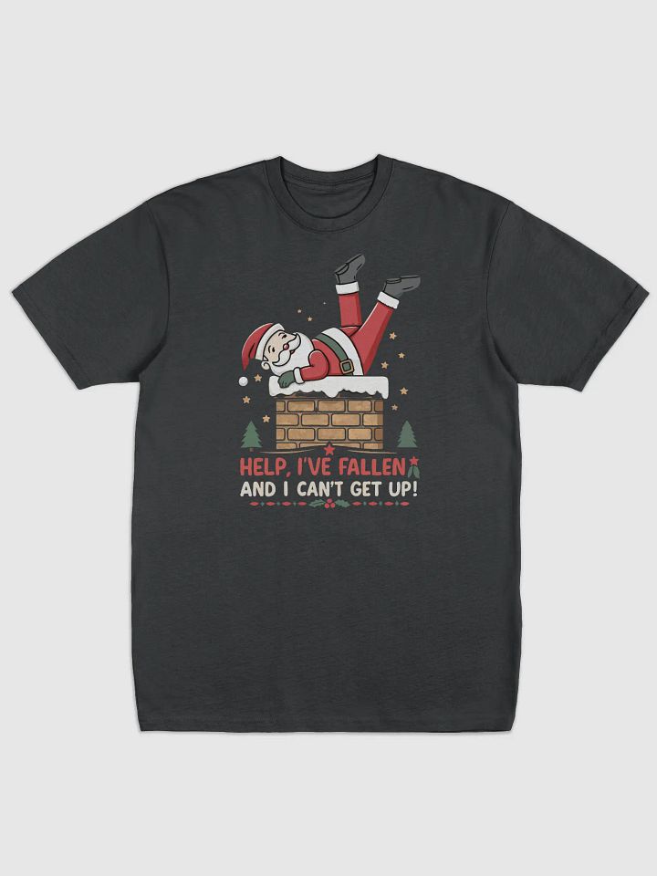 Funny Santa's Chimney Mishap Tee product image (1)