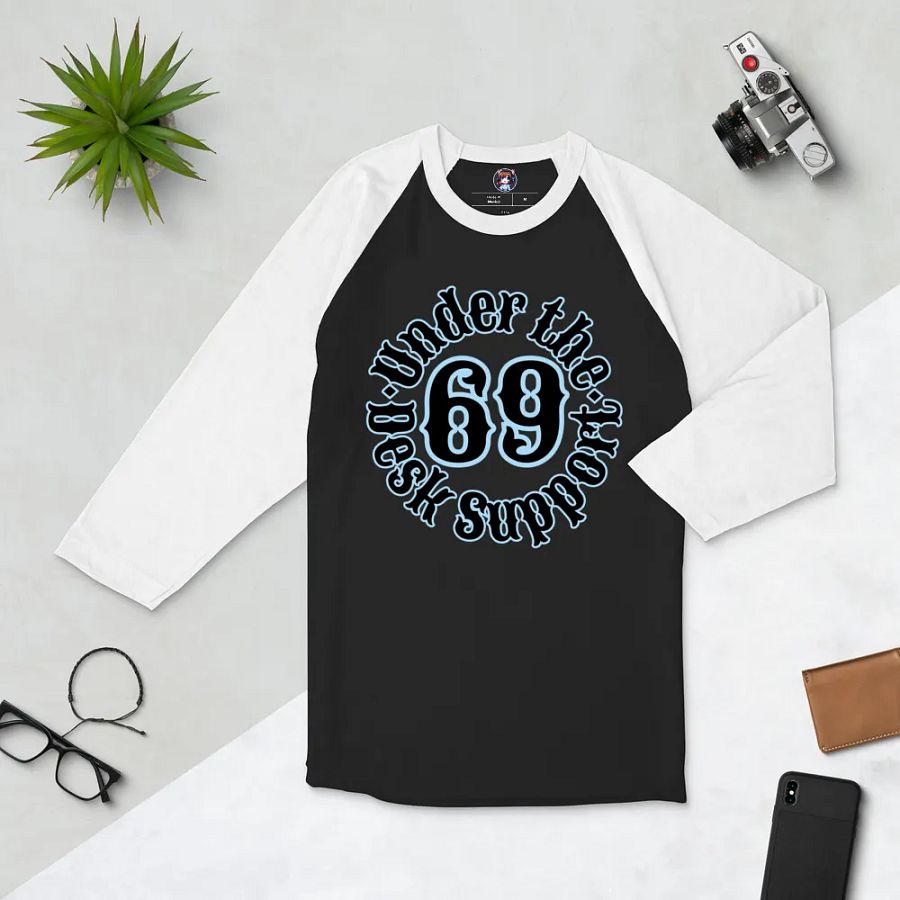 Desk Support Jersey Raglan Tee product image (15)